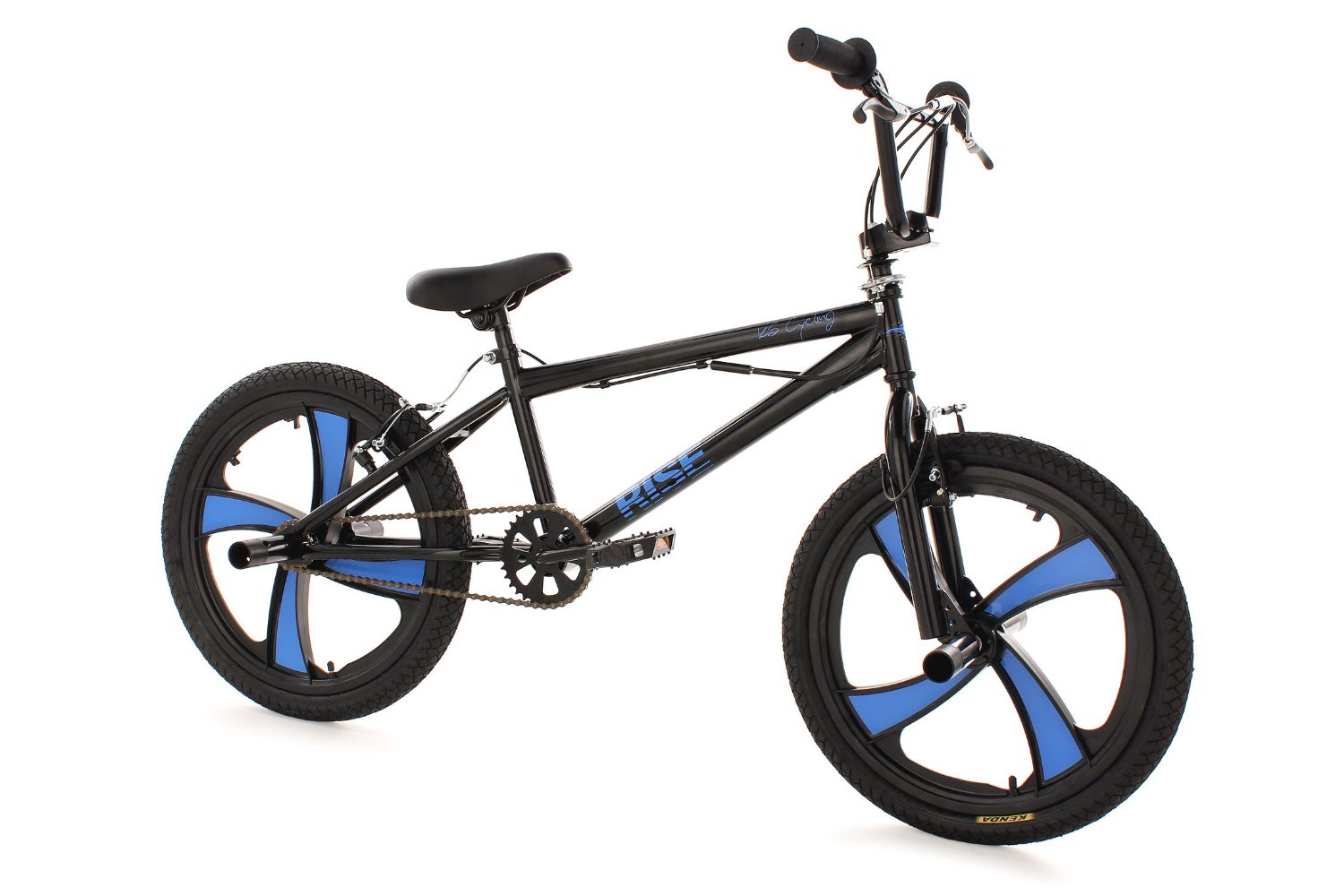 BMX Bike Freestyle 20" Rise Black KS Cycling