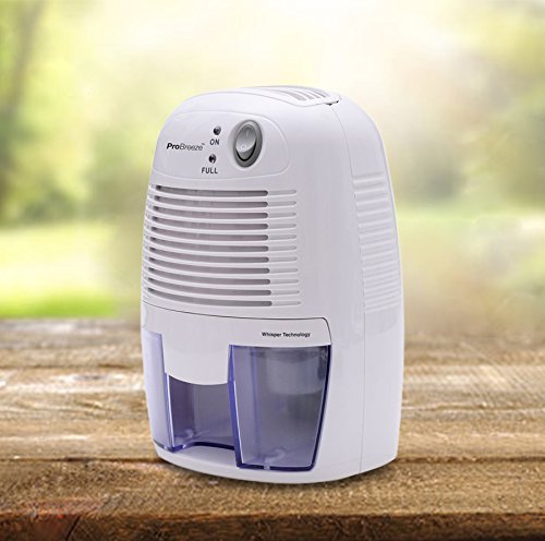 Pro Breeze 500ml Compact and Portable Mini Air Dehumidifier for Damp, Mould, Moisture in Home, Kitchen, Bedroom, Caravan, Office, Garage