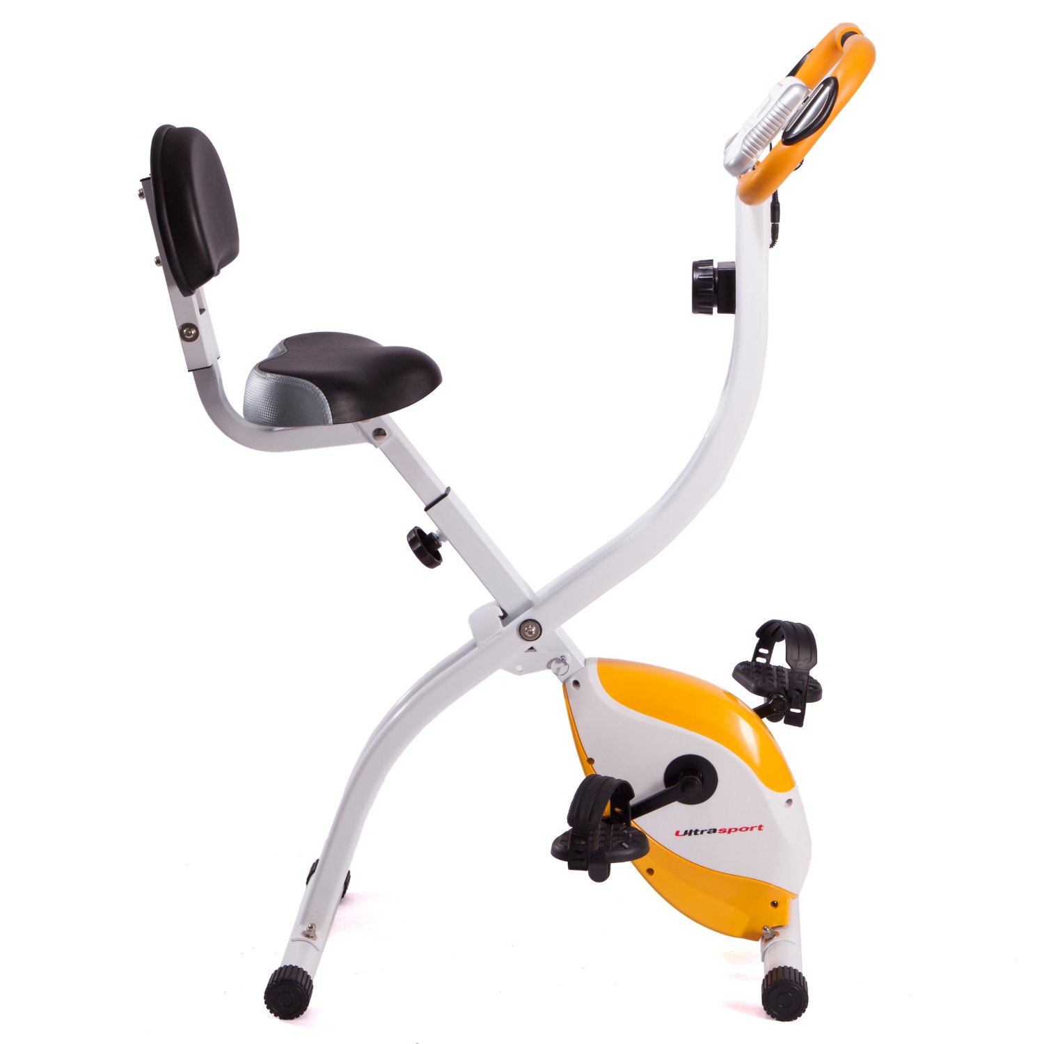 Ultrasport Foldable Exercise Bike With Pulse Sensor Grips