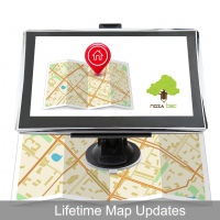 Noza Tec GPS Sat Nav Car GPS Navigation System with UK European Maps & Lifetime Map Updates, 7 Inch, 8GB, X7