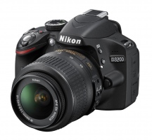 Nikon D3200 Digital SLR Camera with 18-55mm VR Lens Kit - Black (24.2MP) 3 inch LCD